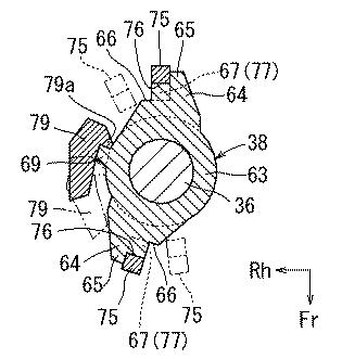 6248592-ワイパ装置における被水防止キャップの取付構造 図000006