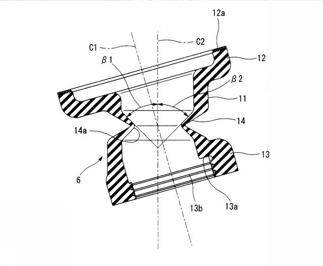 6376784-車両用ステアリング装置のシール構造 図000006