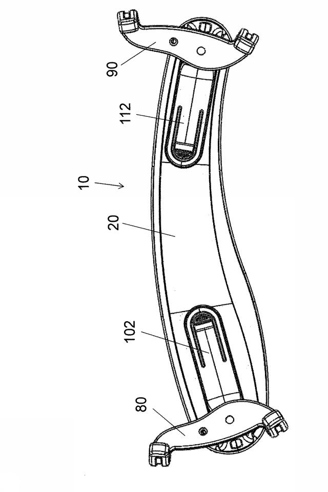 6639106-バイオリン又はビオラ用の調整式及び折り畳み式の肩当て 図000006