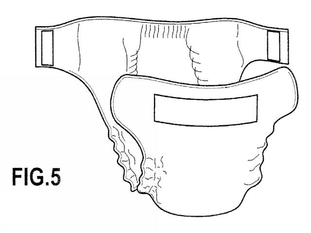 6730192-印刷されたパターンを有するラミネートの形態の、ループを備えるストリップまたはラップ 図000006