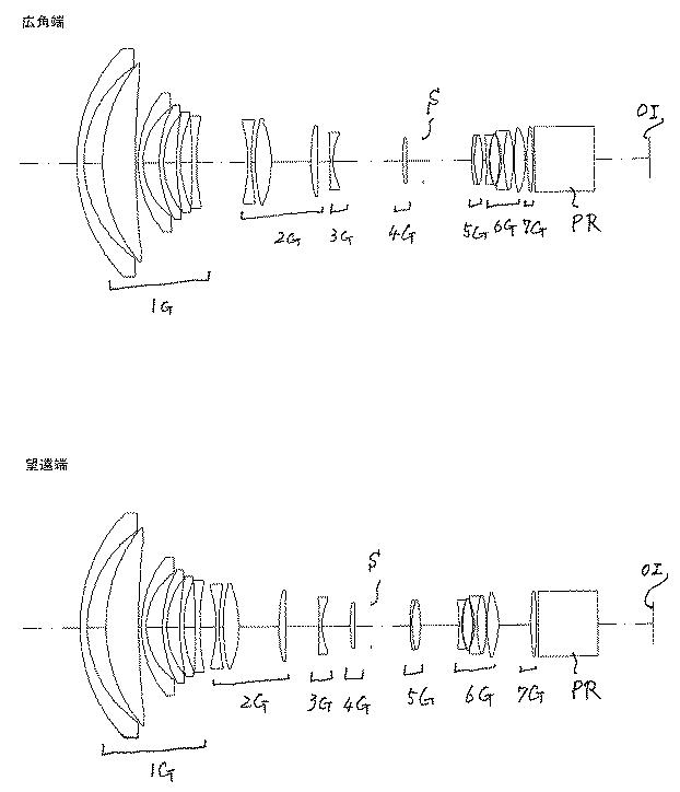 6784564-投射用ズームレンズおよび投射型画像表示装置 図000006