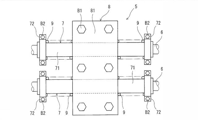 6869762-シールド掘進機の旋回ケーブルベア構造 図000006