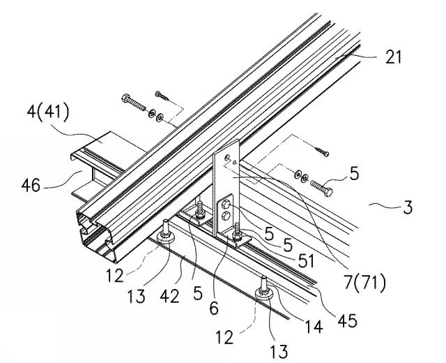 5706699-折版屋根用載置物の架台及びこれを用いて載置物を載置固定したカーポート 図000007