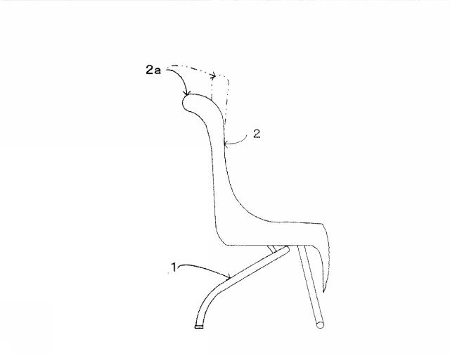 5714151-背もたれ椅子およびそれに用いる椅子用シート材 図000007