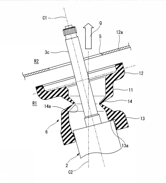 6376784-車両用ステアリング装置のシール構造 図000007