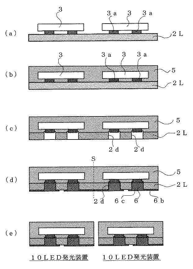 6407544-ＬＥＤ発光装置及びＬＥＤ発光装置の製造方法 図000007