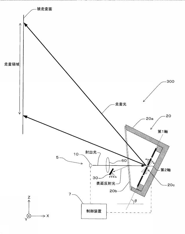 6489388-光偏向器、光走査装置、画像形成装置及び車両 図000007