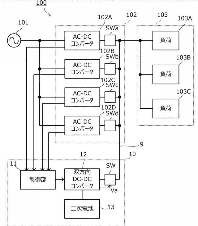 6540896-バッテリモジュール電圧制御装置、バッテリモジュールおよび電源システム 図000007