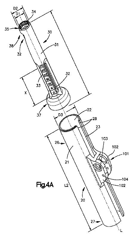 5654579-クランプを骨固定装置に固定するための手術器具 図000008