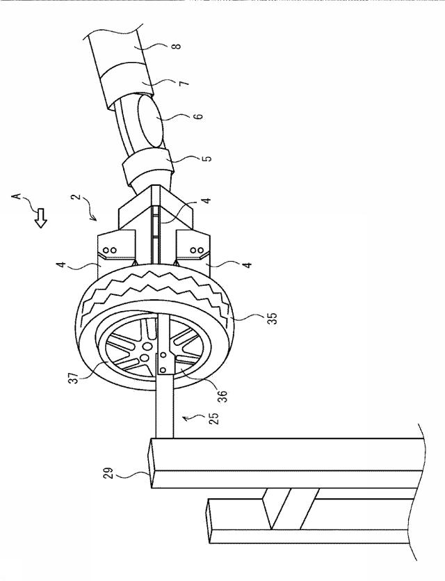 6186539-タイヤ掴みヘッドとそれを含むタイヤ脱着ロボットとタイヤ脱着システム 図000008