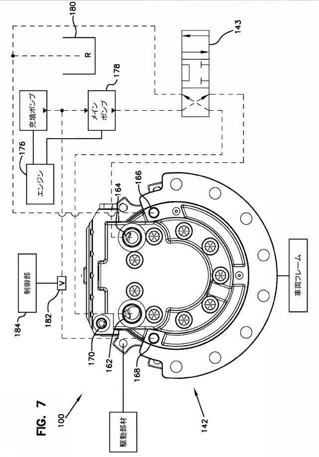 6214652-回転するブレーキ解放ピストンを備えたモータ及びブレーキの複合機構 図000008