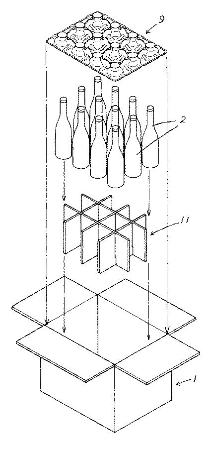 6322236-箱詰め瓶体用天部側緩衝部材及び瓶体収納箱 図000008