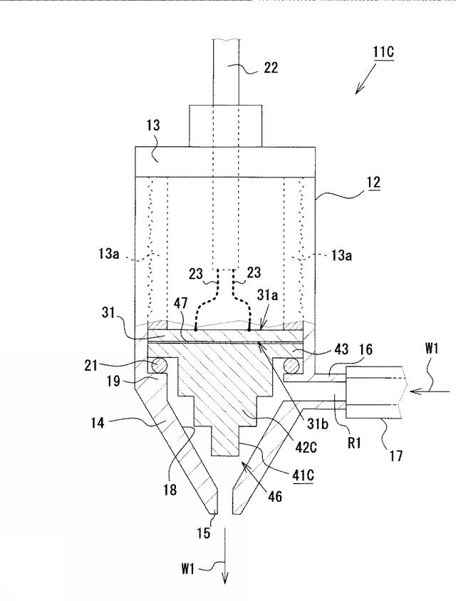 6507358-流水式超音波洗浄機及びそのノズル、超音波洗浄方法 図000008