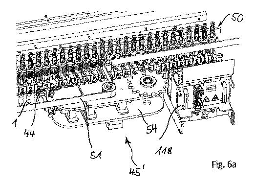 6751821-熱調整されたプリフォームから充填済み容器を製造するための装置及び方法 図000008