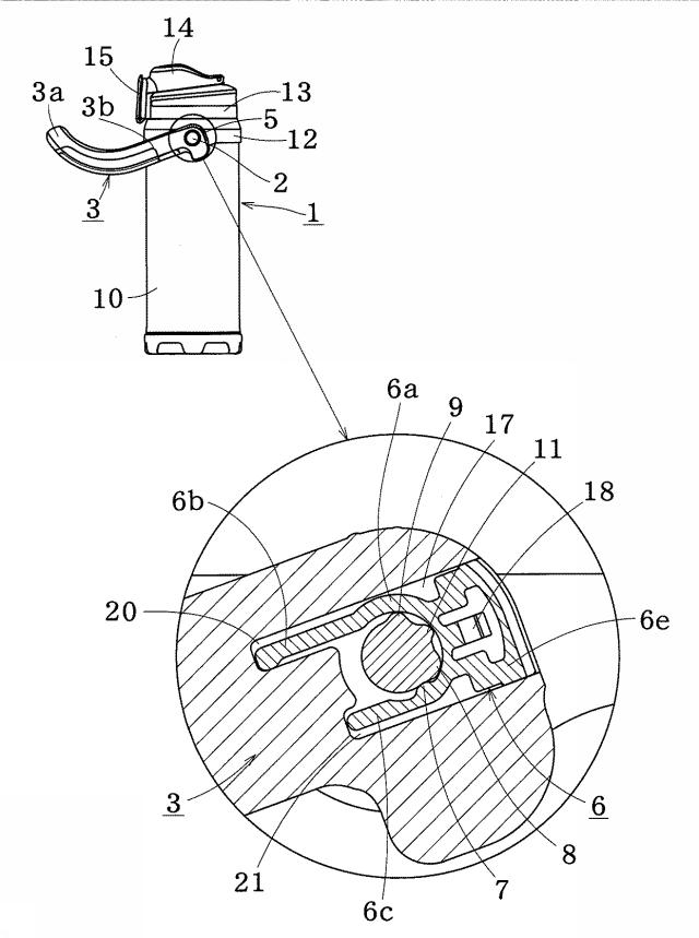 5838147-容器用ハンドルのブレーキ構造 図000009