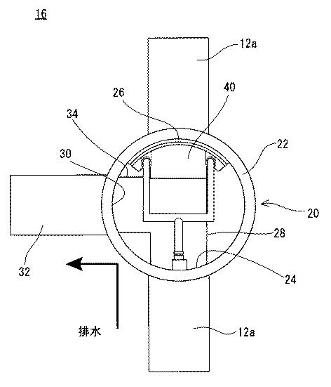 6085135-建物用排水システムおよびそれに用いる排水桝 図000009