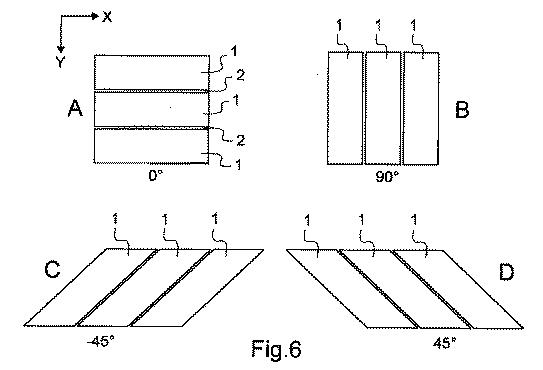 6163153-ドレープ・ヘッドにより配置されたストリップ間の遊びをチェックするための方法、及び車載チェック装置を備えるドレープ・ヘッドの部分組立品 図000009