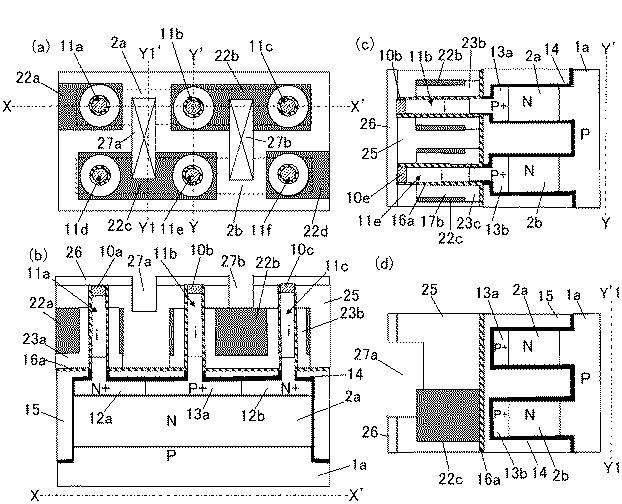 6651657-柱状半導体装置と、その製造方法 図000009