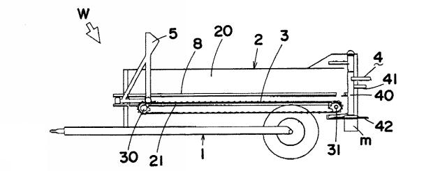 5730669-堆肥散布機における堆肥後送装置 図000010