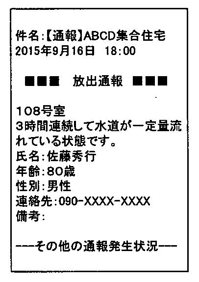 5909832-安否監視機能を有する水道量集中検針装置 図000010