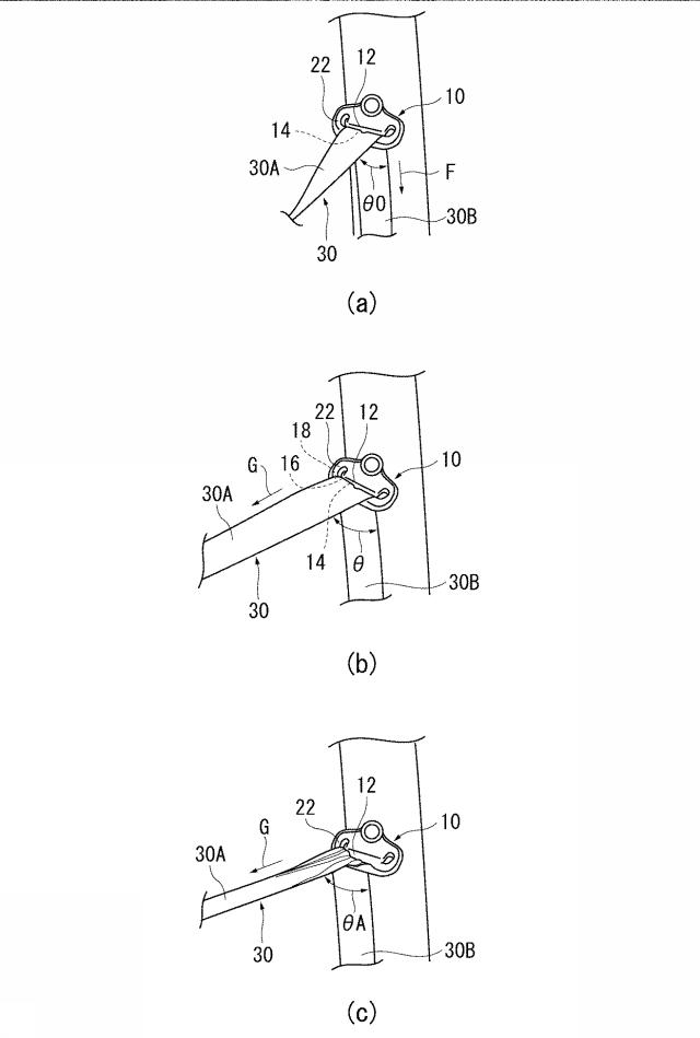 6009650-シートベルト用スルーアンカおよびシートベルト装置 図000010