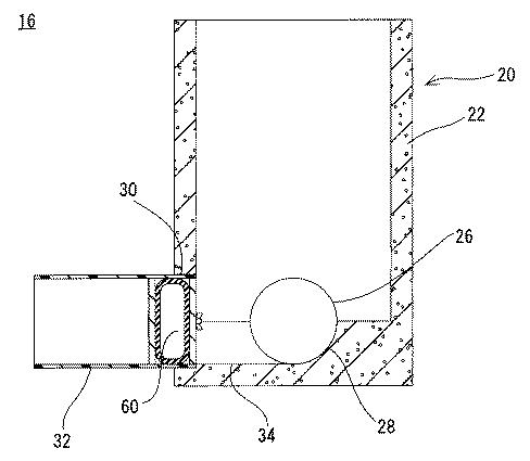 6085135-建物用排水システムおよびそれに用いる排水桝 図000010