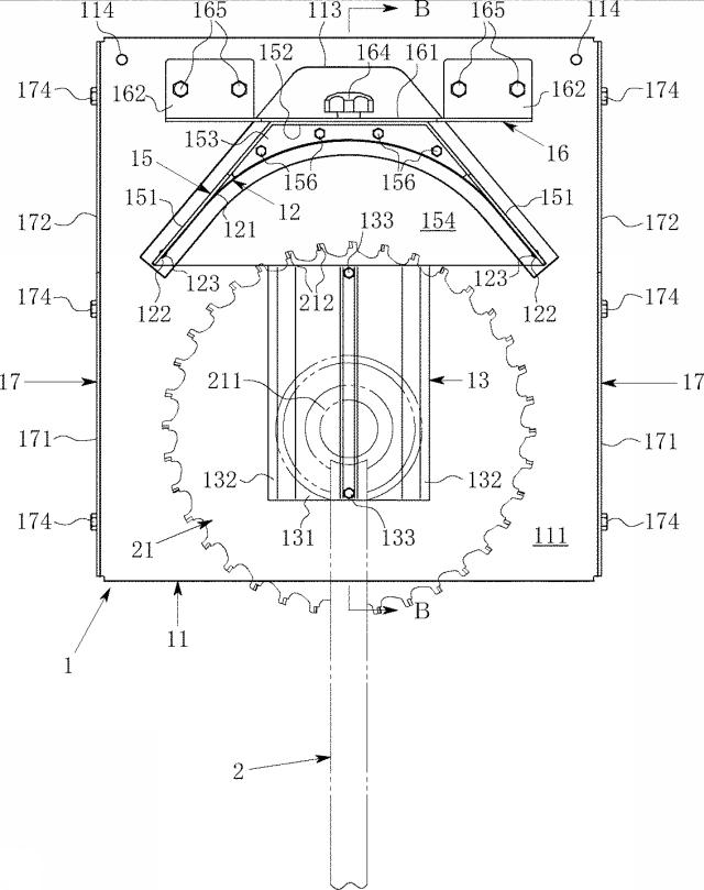 6187971-回転カッタ研削装置 図000010