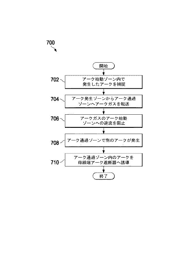 6743381-受動的アーク制御を行うための、アーク転送を伴う配電盤電力母線 図000010