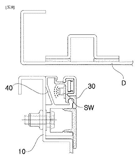 6969033-エレベータの手挟み防止用安全装置 図000010