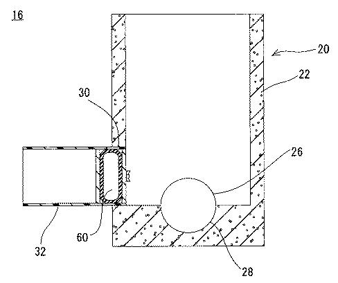 6085135-建物用排水システムおよびそれに用いる排水桝 図000011