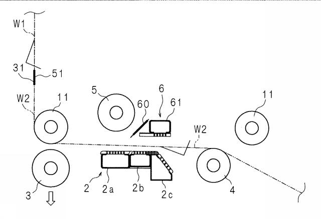 6100860-ウエブの継ぎ合わせ方法及びウエブの継ぎ合わせ装置 図000011
