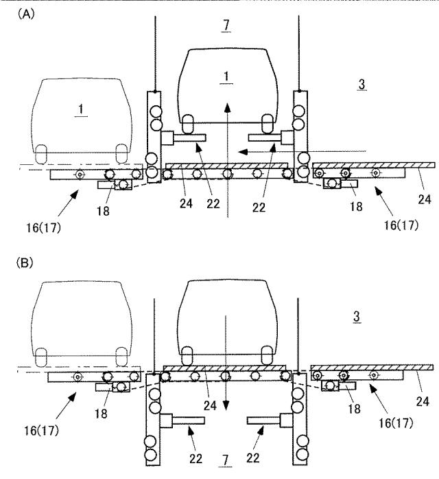 6797538-フォークパーキングのトレイ横行装置 図000011