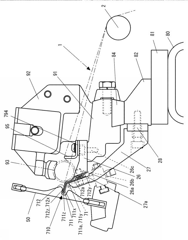 5946313-空気噴射式織機における織布支持装置 図000012