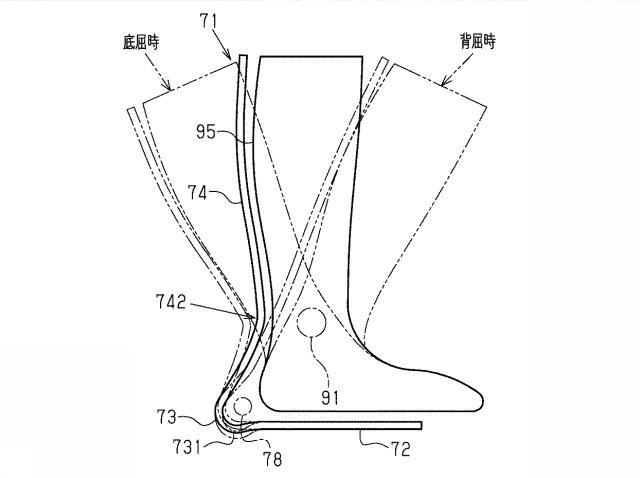 6307728-下肢装具用部品、下肢装具用靴、及び下肢装具 図000012