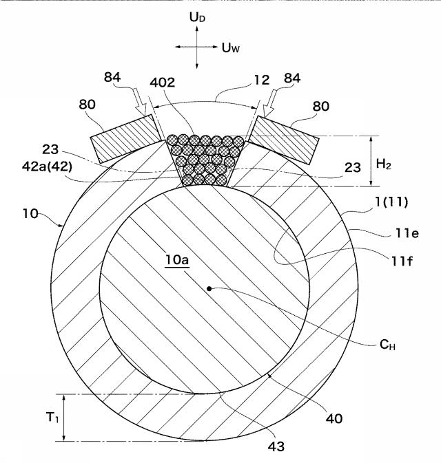 6698927-金属系筒材の製造方法及びそれに用いられる裏当て治具 図000012