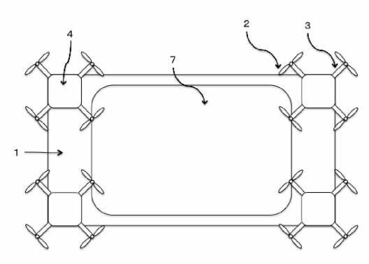 6734586-飛行物体による一定の土地に対する日陰生成法 図000012