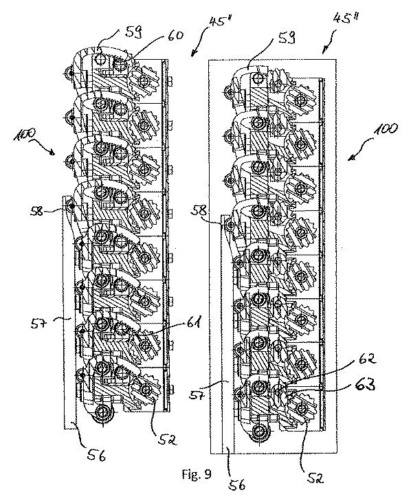 6751821-熱調整されたプリフォームから充填済み容器を製造するための装置及び方法 図000012