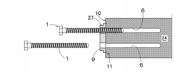 5830304-ラグスクリューの木製構造部材螺着方法 図000013