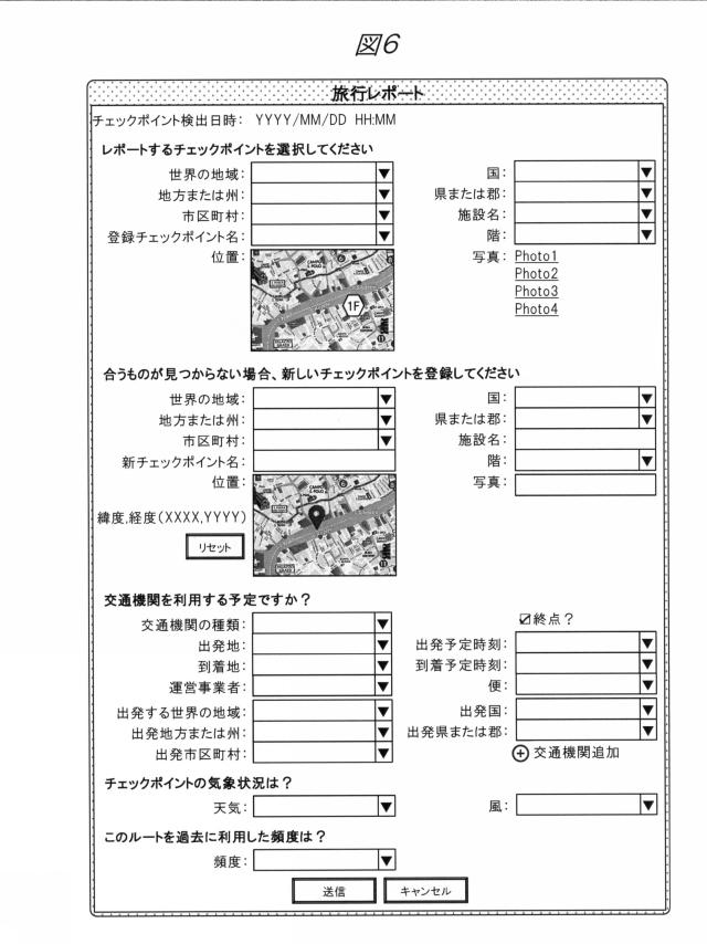 5858305-携帯端末、携帯端末プログラム、チェックポイント管理システム、およびチェックポイント管理方法 図000013