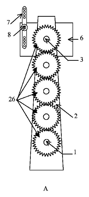 6360047-方向付け可能な羽根を備える流体ロータ付き回転装置 図000014