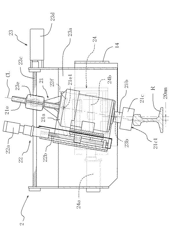 6464066-レール頭部削正機および自走式レール頭部削正装置 図000014