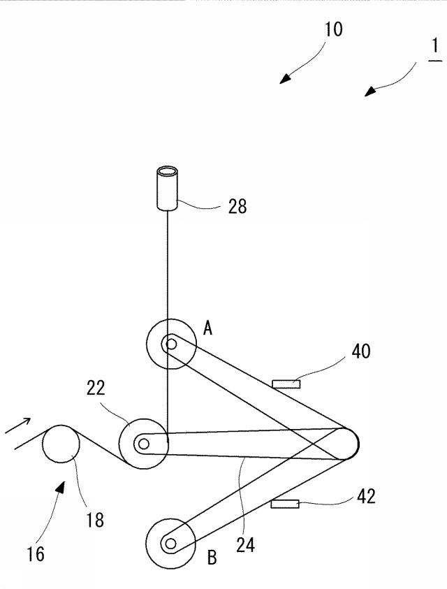 6975555-縫製装置の縫い糸送り機構、および、縫い糸送り機構を備えた縫製装置 図000014