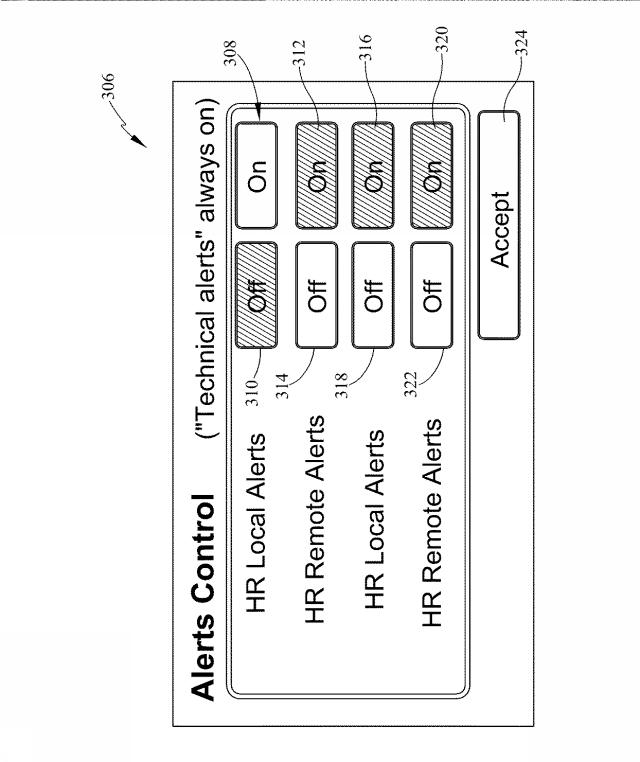 6805121-バイタルサインのモニター機能およびアラート機能を有する患者支持装置 図000015