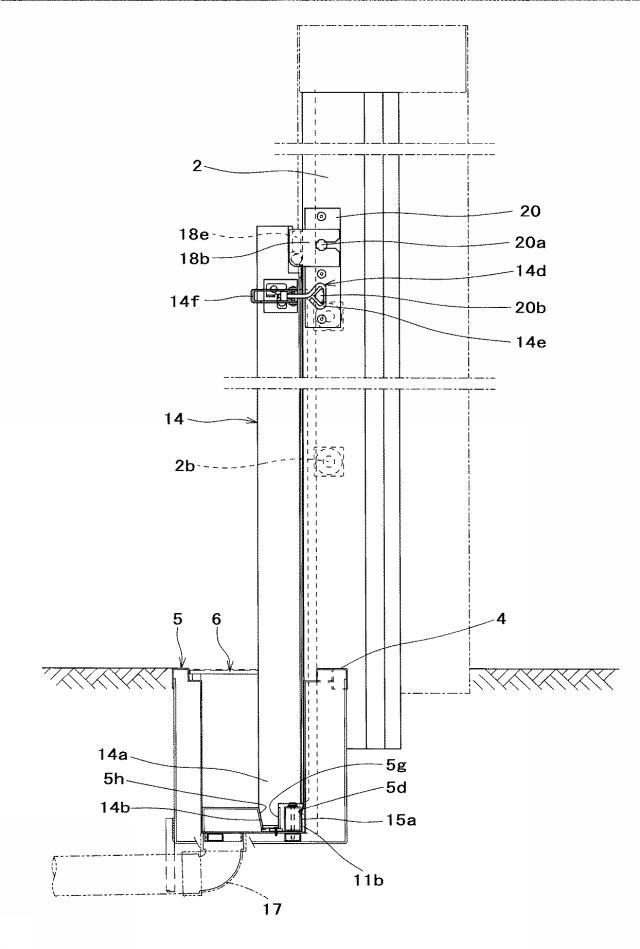 5746729-建築物用防水シート装置 図000016