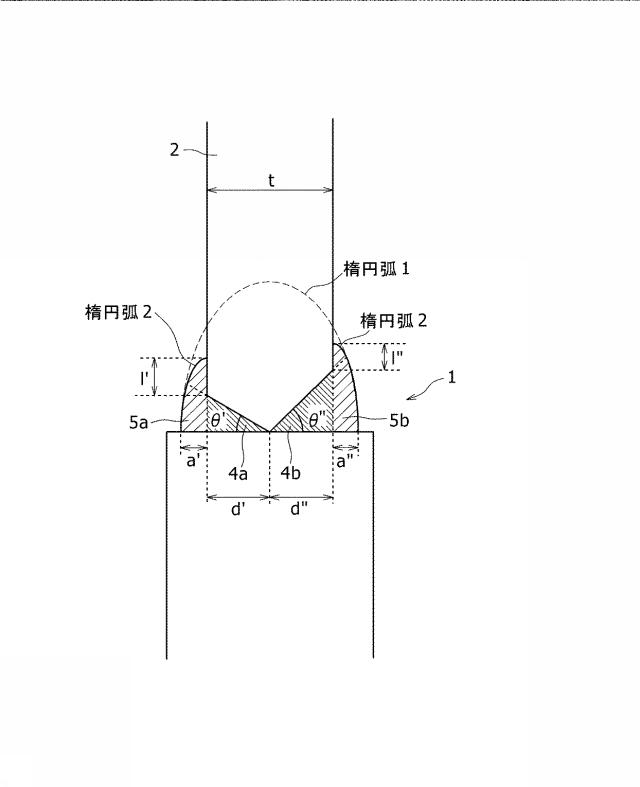 5900189-鋼材の溶接接合部および溶接接合部の形成方法 図000016