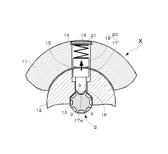 6113540-ピンタンブラー錠、該ピンタンブラー錠の鍵、及び該鍵用の鍵材 図000016
