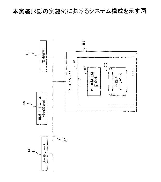 6608250-電子メール誤送信防止支援プログラム、電子メール誤送信防止支援装置、及び電子メール誤送信防止支援方法 図000016