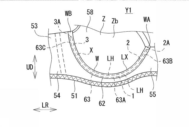6874237-カップ部用樹脂ワイヤー、及びカップ部付き衣類 図000016
