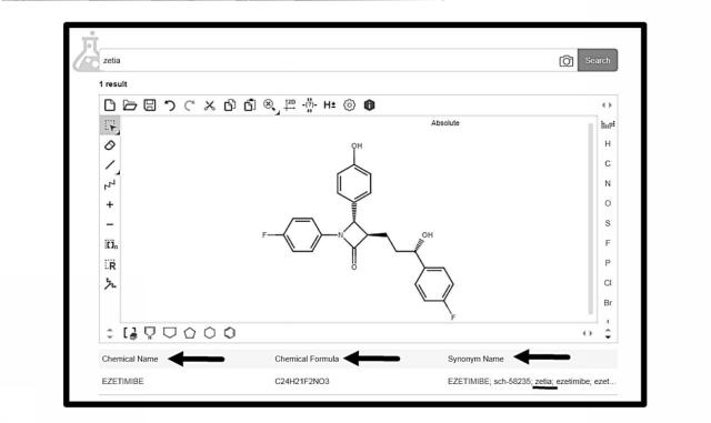 6883664-大規模データベース内で論じられる化学構造の類似性に従って大規模データベースで利用可能な情報を検索及び表示するためのシステム 図000017