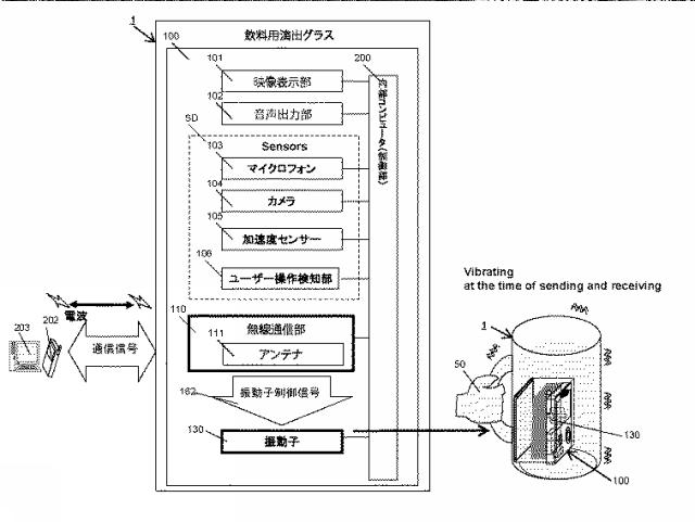 6432960-飲料用演出グラス及び遠隔地乾杯カウンターシステム 図000018